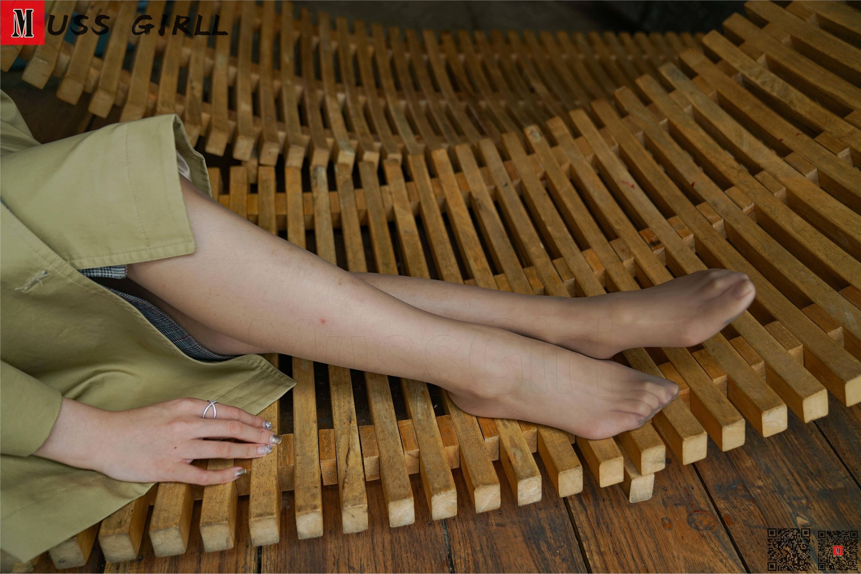 MussGirl慕丝女郎  NO.171 灰丝风衣